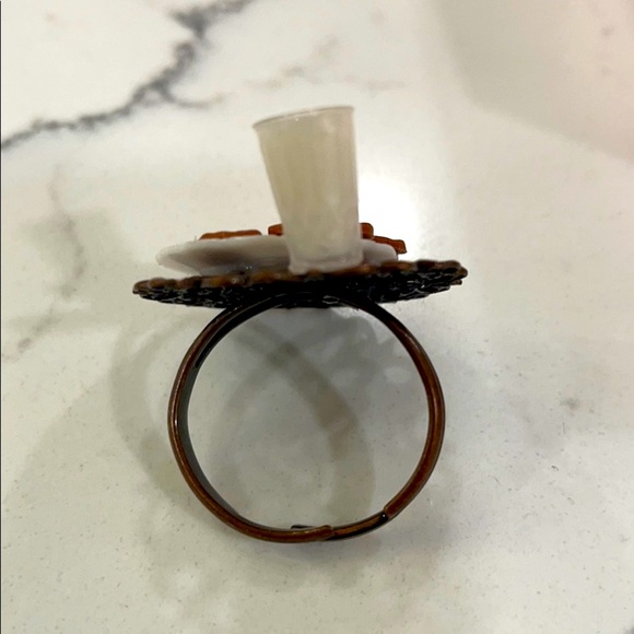 NWT Etsy Gingerbread Cookies and Milk Ring - Picture 5 of 8